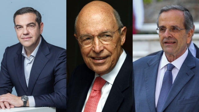 Αντώνης Σαμαράς και Αλέξης Τσίπρας αποχαιρετούν τον Κώστα Σημίτη: «Άφησε ισχυρό αποτύπωμα στη σύγχρονη πολιτική ιστορία»