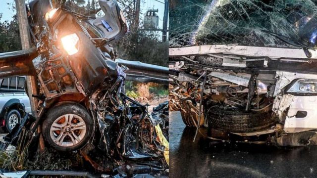 Φρικτές εικόνες από το τροχαίο στην Πατρών – Πύργου: ΙΧ συγκρούστηκε με ΚΤΕΛ – Μεγάλη μάχη για 25χρονο