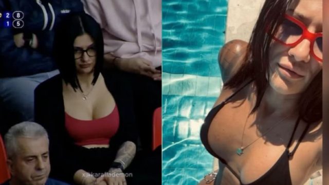 Η μελαχρινή που πήγε να δει Ολυμπιακό κι έγινε viral σε λίγες ώρες! (ΦΩΤΟ)