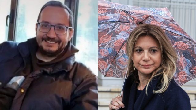 Κηδεία Βασίλη Καλογήρου: Συντετριμμένη η Μαρία Καρυστιανού – Η ερώτηση που δε θέλησε να απαντήσει