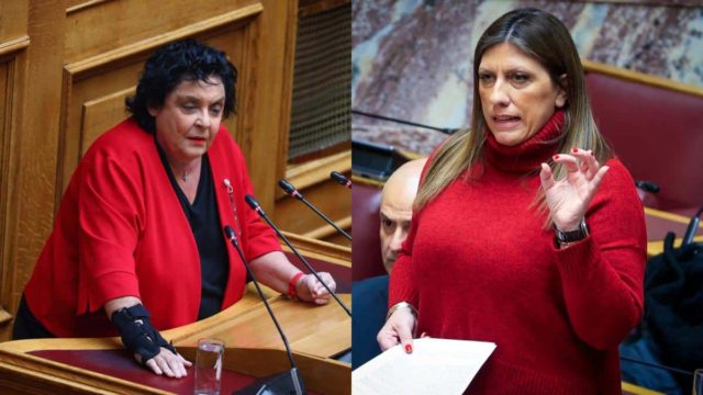 «Μαλλιοτράβηγμα» Κανέλλη και Κωνσταντοπούλου: «Πάσχει από ναπολεόντειο σύνδρομο προβολής, μας κάνει χαριτωμενιές»