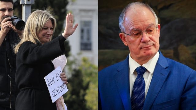 «Βολές» εναντίον Τασούλα από τη Μαρία Καρυστιανού: «Έθαψε τη δικογραφία για το μπάζωμα στα Τέμπη»