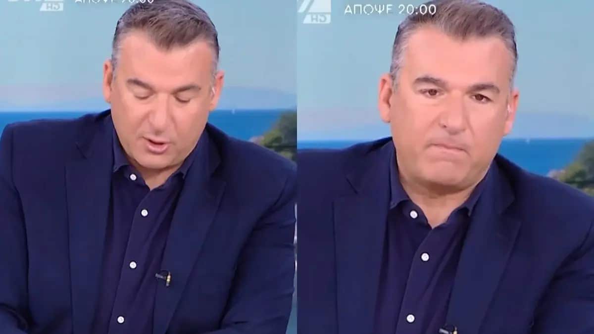 Βουρκωμένος ο Γιώργος Λιάγκας στον αέρα: «Αισθάνομαι ντροπή πραγματικά…»