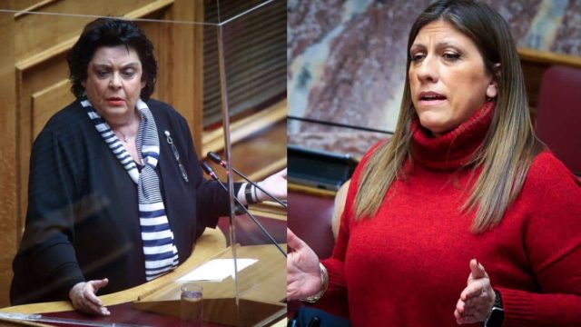 Νέα επίθεση Κωνσταντοπούλου σε Κανέλλη: «Έρχεται στη Βουλή από τη βίλα της κάθε έξι μήνες»