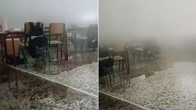 Συναγερμός σε σχολείο της Εύβοιας:  Εξερράγη σωλήνας καλοριφέρ εν ώρα μαθήματος (video)
