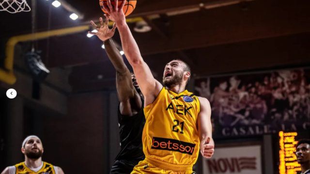 Ντερτόνα – ΑΕΚ 83-82: Γλυκιά ήττα αλλά παραμονή στην κορυφή!