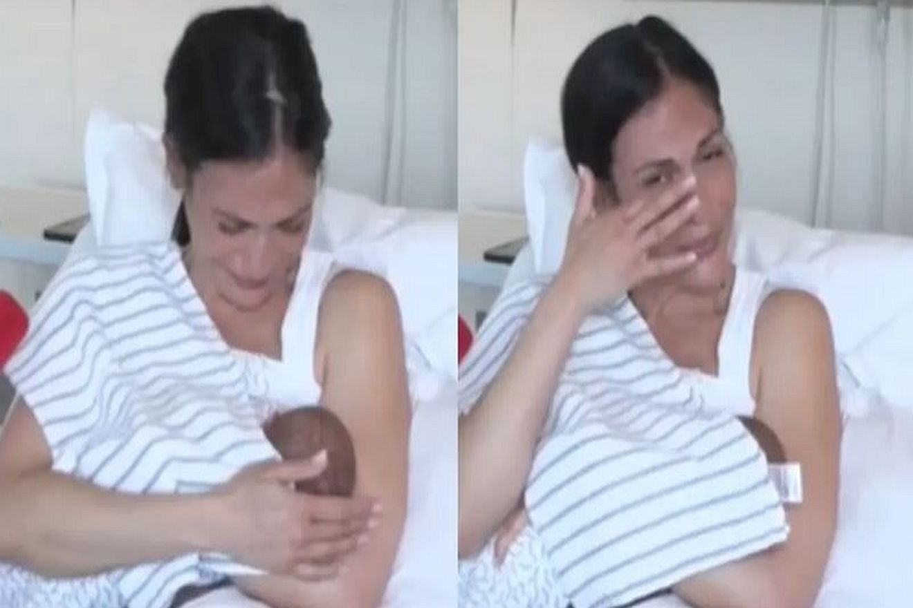 Ανθή Βούλγαρη: Σπάραξε στις πρώτες της δηλώσεις – Με το μωρό αγκαλιά μέσα από το μαιευτήριο (Video)