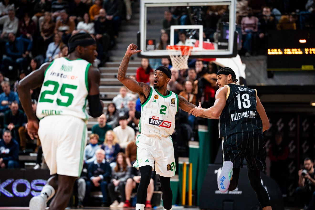 Euroleague: Έπαιξε με τη «φωτιά» αλλά δραπεύτεσε από την Γαλλία ο Παναθηναϊκός