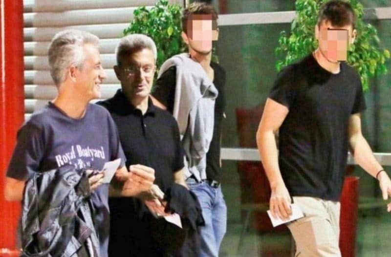 Ο Νίκος Χατζηνικολάου με τον αδερφό του, Στέργιο