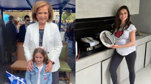 Αγκαλιά με τα παιδιά και τον μπακαλιάρο: Οι αναρτήσεις των επώνυμων Ελλήνων για την 25η Μαρτίου