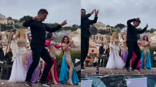 «Ξεβιδώθηκε» ο δήμαρχος Σύμης – Χόρεψε χορό της κοιλιάς στο καρναβάλι του νησιού