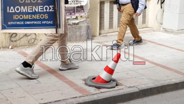 Εικόνες δημοσίου κινδύνου: Έβαλαν… κώνο για να κλείσουν το ανοικτό φρεάτιο!