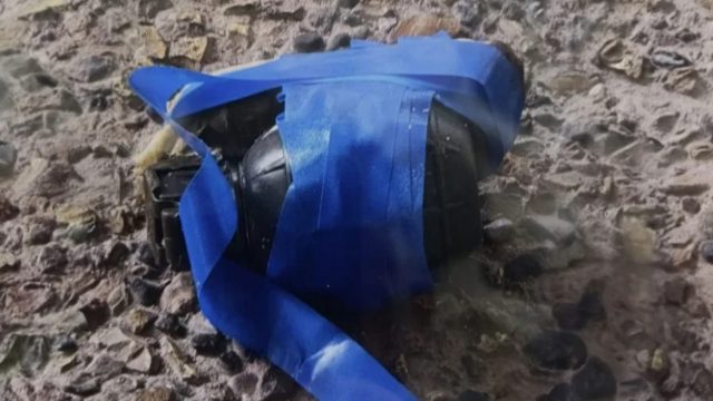 Καμίνια: Δεν έφερε περόνη η χειροβομβίδα που εντοπίστηκε