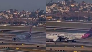 Στο παρά πέντε γλιτώσαμε νέα αεροπορική τραγωδία: Πιλότος ακύρωσε την απογείωση επειδή κουνιόταν η ρόδα του αεροσκάφους (video)