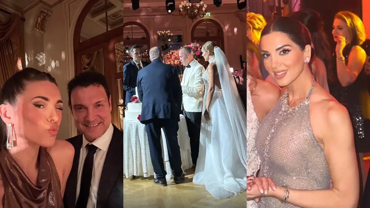 Γάμος γεμάτος λάμψη στη showbiz: Η κεφάτη Τσιμτσιλή στο πλευρό του Σοφού και τα φιλιά της Σιαμπάνη με τον Σταθοκωστόπουλο