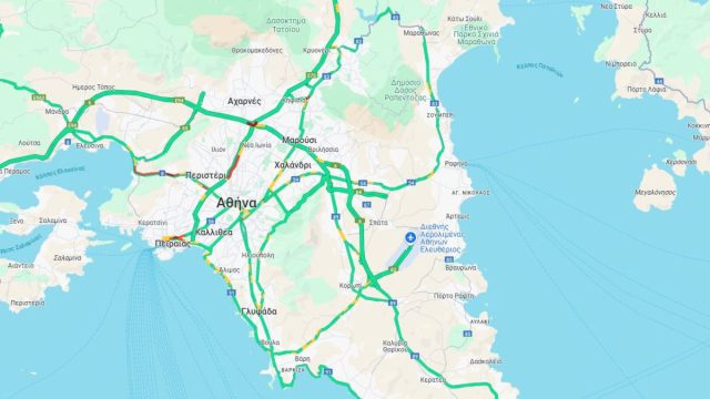 Η κίνηση στους δρόμους (17/4): Μποτιλιάρισμα σε Σκαραμαγκά και Πειραιά