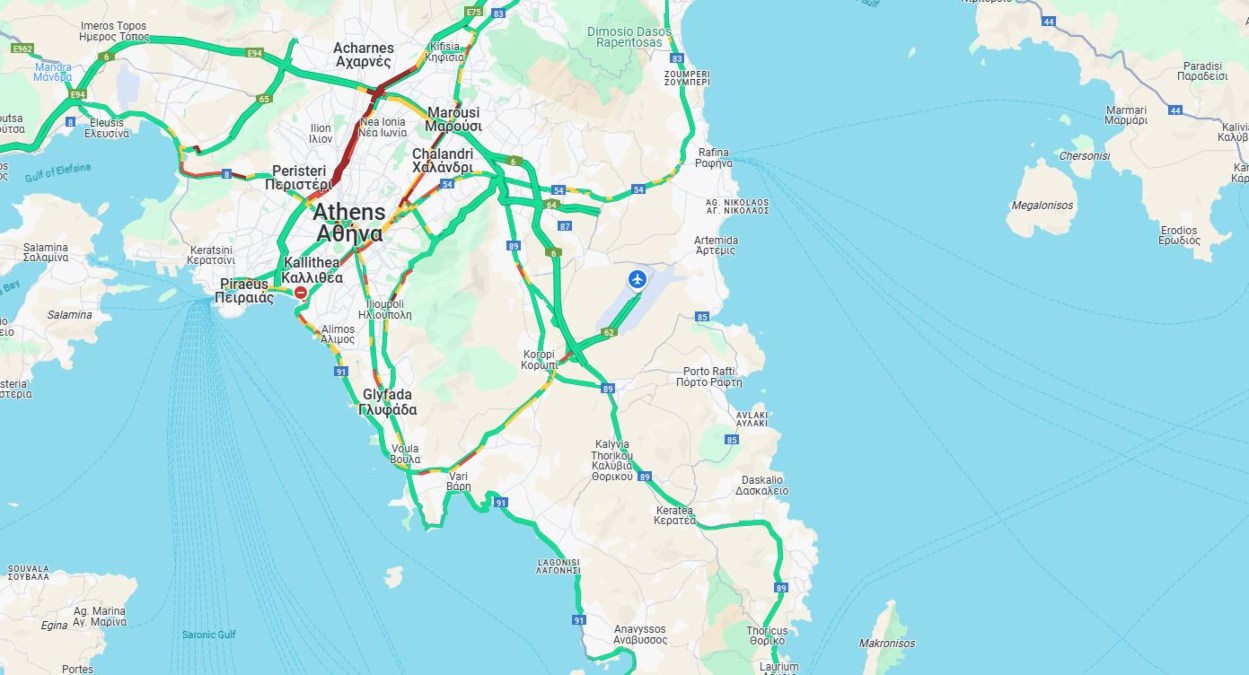Κίνηση στους δρόμους (29/4): Κυκλοφοριακή συμφόρηση στον Κηφισό λόγω τροχαίου