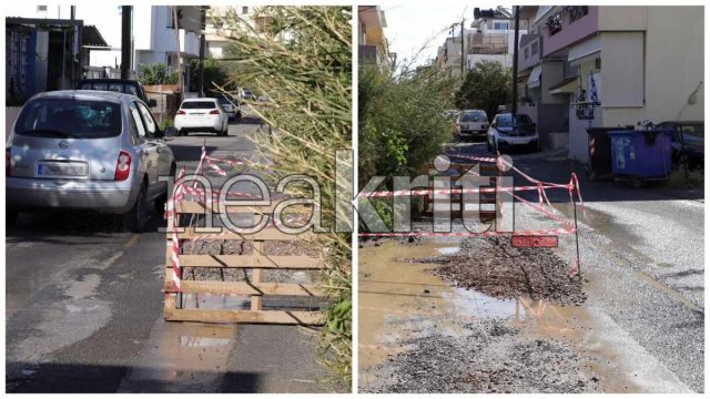 Κρατάμε τα καλύτερα μυαλά: Έβαλαν… παλέτες για να καλύψουν επικίνδυνη λακκούβα (photos)