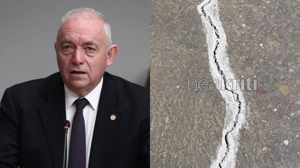 Λέκκας από Κρήτη: «Πρόκειται για ένα δυναμικό φαινόμενο» – Μεγαλώνουν τα ρήγματα