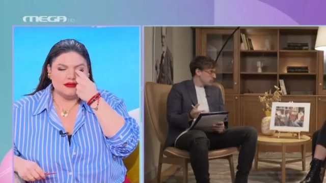 Βουρκωμένη στον αέρα η Δανάη Μπάρκα: Ο λόγος που συγκινήθηκε