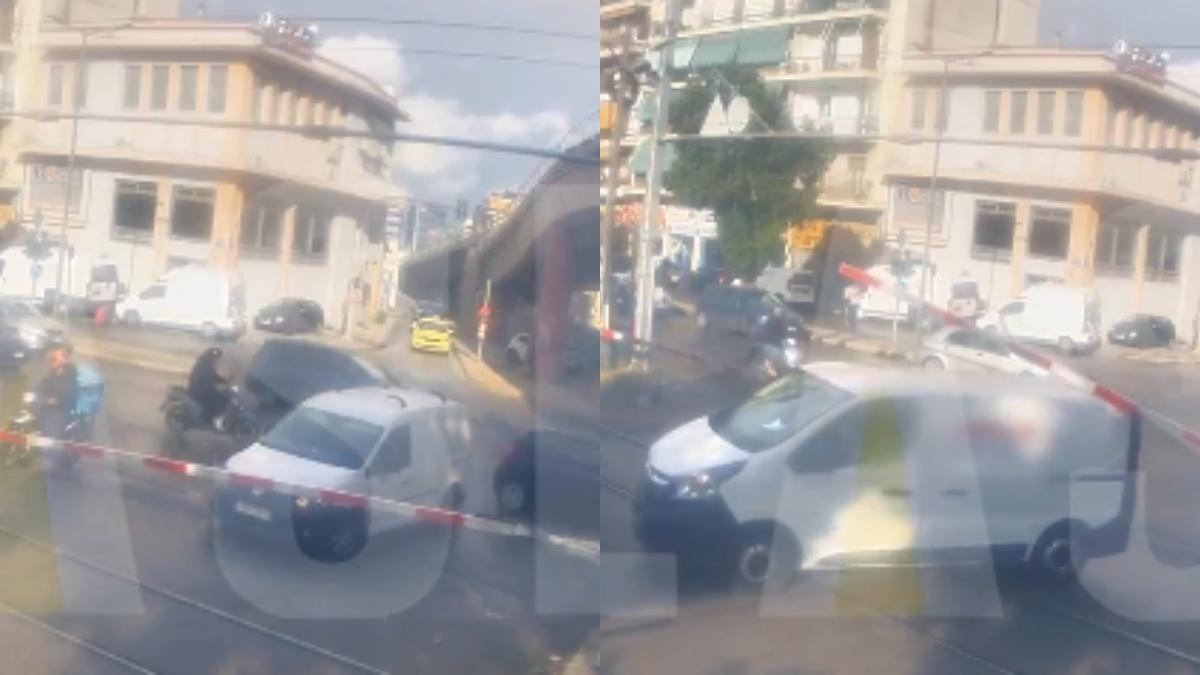«Μπάτε σκύλοι αλέστε» ο ΟΣΕ: Ανεύθυνοι οδηγοί πέφτουν με… φόρα σε κλειστή μπάρα (video)
