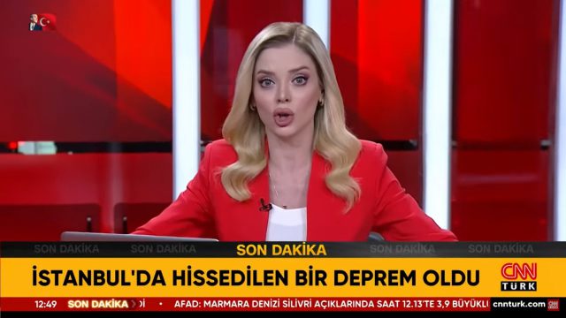 Σεισμός στην Τουρκία: Η στιγμή που τα 6.2 Ρίχτερ χτύπησε το CNN Türk και η φοβερή αντίδραση της παρουσιάστριας