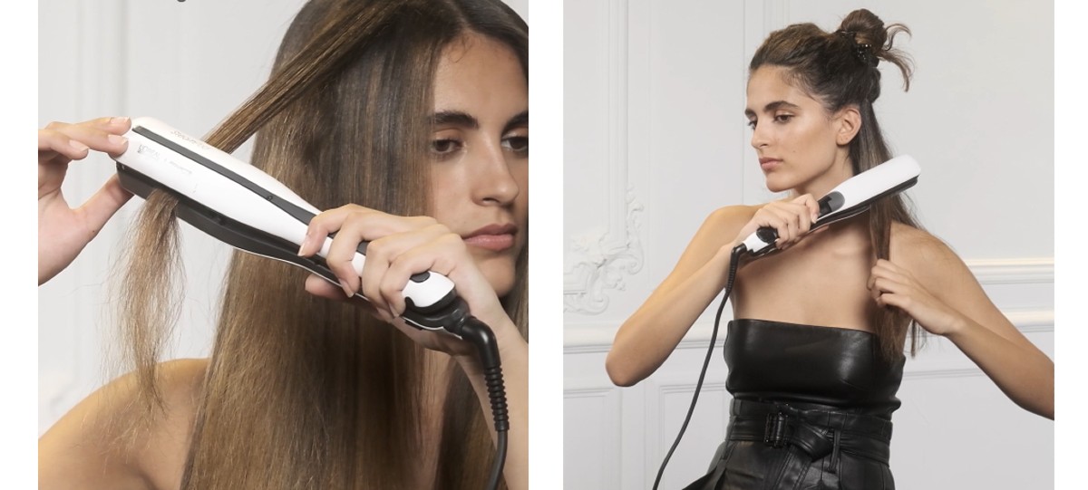 styling μαλλιών με το Steampod