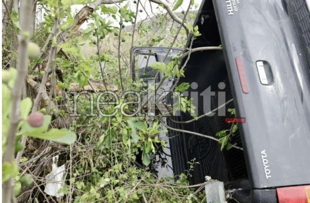 Κρήτη: Τροχαίο έξω από το Ηράκλειο – Αυτοκίνητο κατέληξε εκτός οδοστρώματος