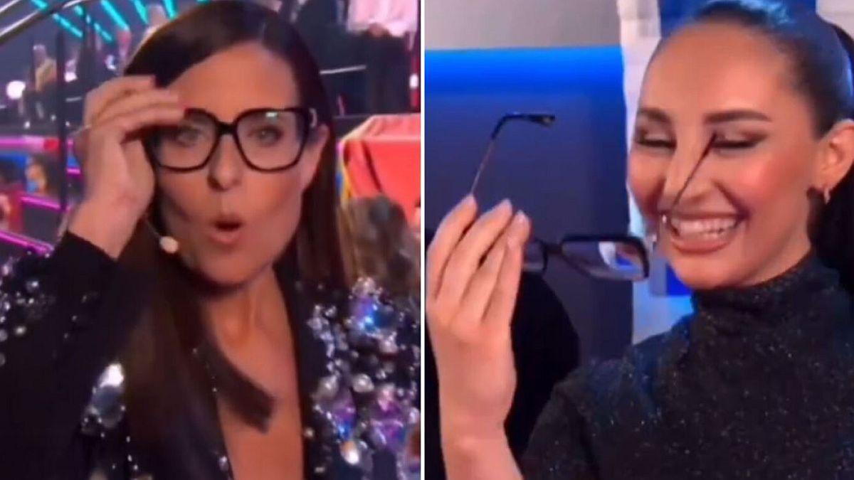 Eurovision 2025: Η στιγμή που η παρουσιάστρια φόρεσε τα γυαλιά της Κλαυδίας! (video)