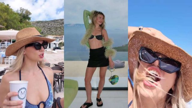 Βρετανίδα τηλεπερσόνα διαφημίζει την Ελλάδα και δεν θέλει να φύγει από τη χώρα μας – Η «τρελή» βόλτα με το σκάφος