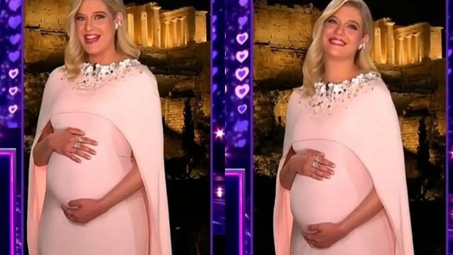 Τζένη Θεωνά: «Πρόδωσε» το φύλο του μωρού της με την εμφάνισή της στην Eurovision 2025!
