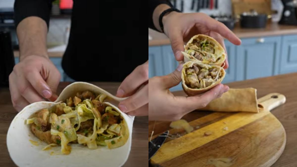 Εύκολη συνταγή, έτοιμη στο πι και φι: Burrito με σπιτικό γύρο κοτόπουλο στο Air fryer