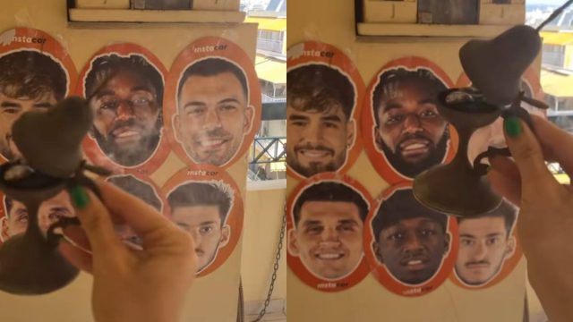 Όλοι συντονισμένοι στον τελικό του Final 4: Φίλαθλος λιβανίζει τις φωτογραφίες παικτών του Παναθηναϊκού (video)