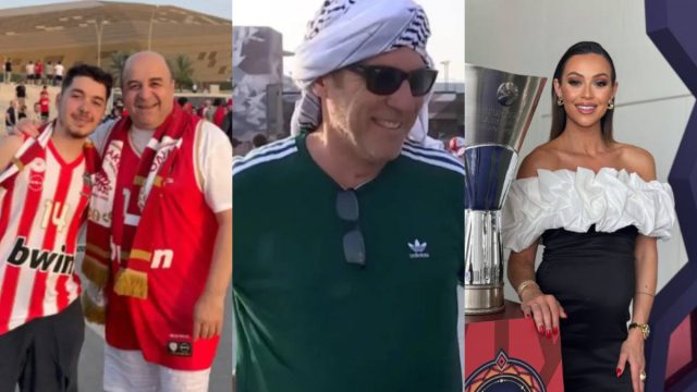 Ο Άραβας Στάνκογλου, ο ξετρελαμένος Γεροντιδάκης: Οι Έλληνες διάσημοι που πήγαν στο Άμπου Ντάμπι για τη EuroLeague 2025