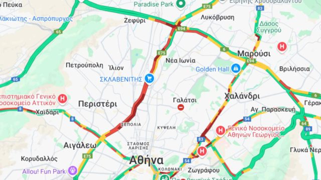 Κίνηση σήμερα 15/5: «Έφραξε» ο Κηφισός – Σοβαρές καθυστερήσεις σε Κηφισίας και Αττική Οδό