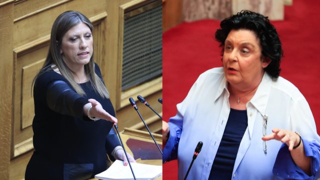 Κωνσταντοπούλου κατά Κανέλλη: Ζει σε μια βίλα, στη Βουλή δεν πατάει, ξεκίνησε επί χούντας, ήταν στέλεχος της ΝΔ