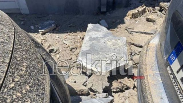 Κρήτη: Συναγερμός στη Νέα Αλικαρνασσό – Κατάρρευση τμήματος κτιρίου προκαλεί ανησυχία