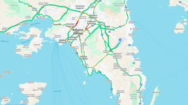 Κίνηση στους δρόμους (02/5): «Κόκκινος» ο Κηφισός – Μποτιλιάρισμα σε Λεωφόρο Γαλατσίου και Αττική Οδό