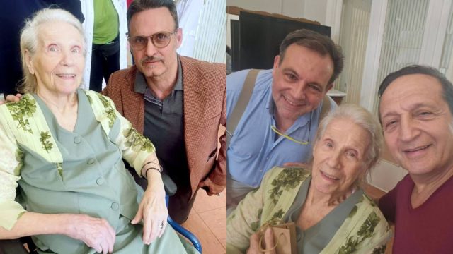 Γενέθλια για τη Μέλπω Ζαρόκωστα: Έκλεισε τα 92 – Οι επισκέψεις στο γηροκομείο