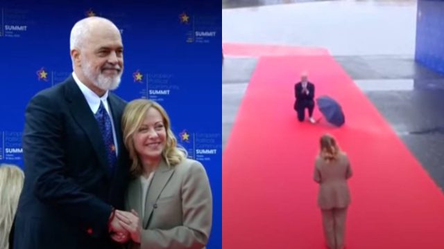 «Έντι, σταμάτα!»: Ο Ράμα έπεσε στα γόνατα ξανά για τη Μελόνι – Η απάντηση της Ιταλίδας