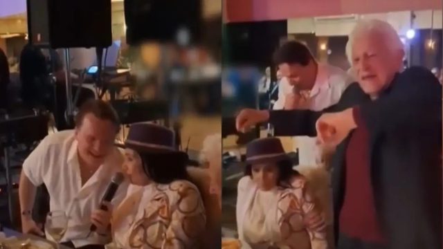 Τον κοιτάει και λιώνει: Η Ζωζώ Σαπουντζάκη τραγουδάει και ο σύντροφός της χορεύει μόνο για εκείνη