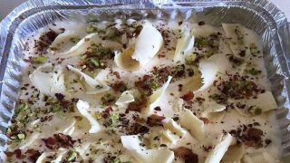Bianco τιραμισού με λευκή σοκολάτα