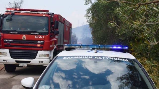 Πυρκαγιά στον Αρχάγγελο Λακωνίας – Ήχησε το 112
