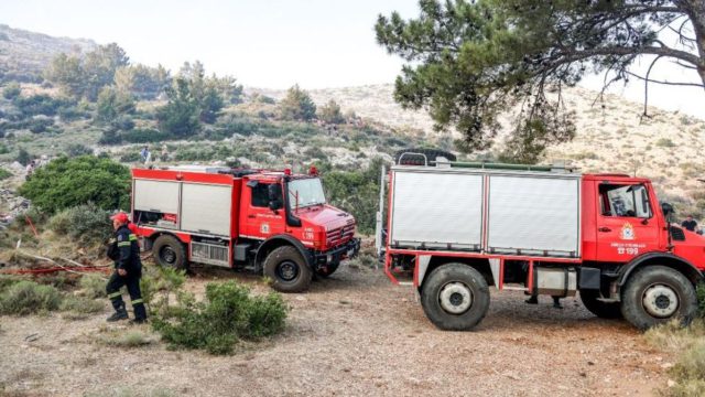 Φωτιά στον Βόλο: Δύο ενεργά μέτωπα σε Στεφανοβίκειο και Ριζόμυλο