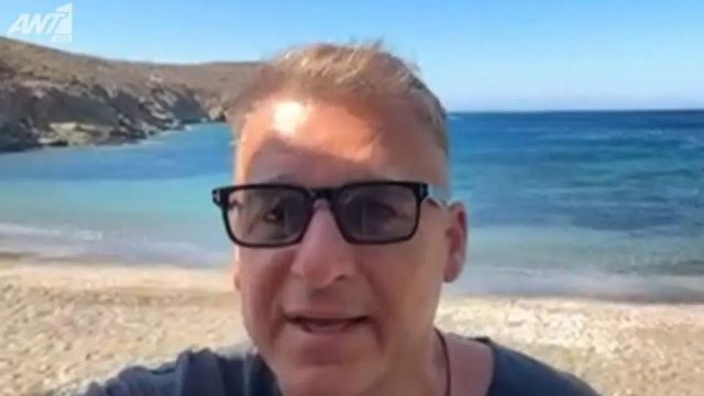 Ο Λιάγκας αποκλείστηκε στη Τήνο και βγήκε στο «Πρωινό» από την παραλία – «Αυτό περίμενα μια ζωή»