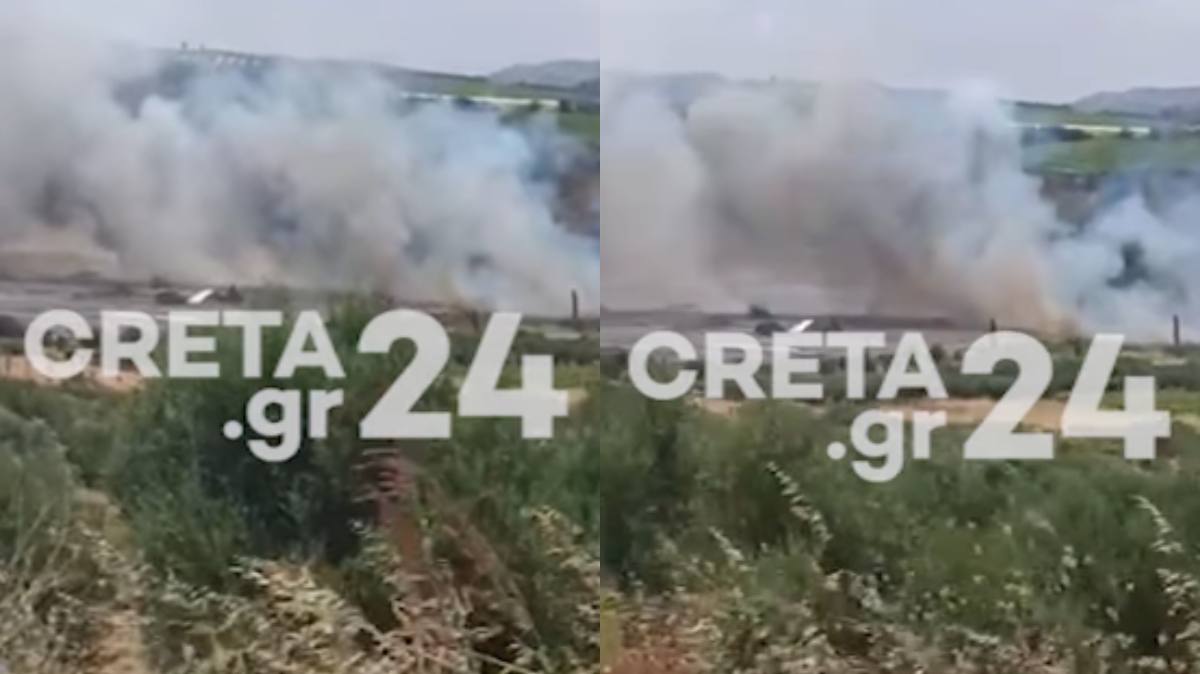 Συναγερμός στην Πυροσβεστική: Φωτιά στα Φιλίσια Ηρακλείου – Σηκώθηκαν 2 ελικόπτερα