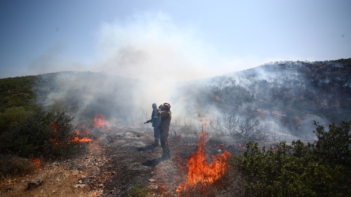 Νέο πύρινο μέτωπο στη χώρα: Μεγάλη φωτιά στον Μαραθώνα – Ήχησε 112
