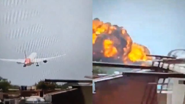 Τρόμος στην Ινδία: Η σοκαριστική στιγμή που συντρίβεται το αεροπλάνο με 242 επιβαίνοντες
