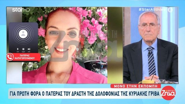 «Κανείς δεν μεγαλώνει τον γιο του να γίνει φονιάς» – «Λύγισε» ο πατέρας του δολοφόνου της Κυριακής Γρίβα