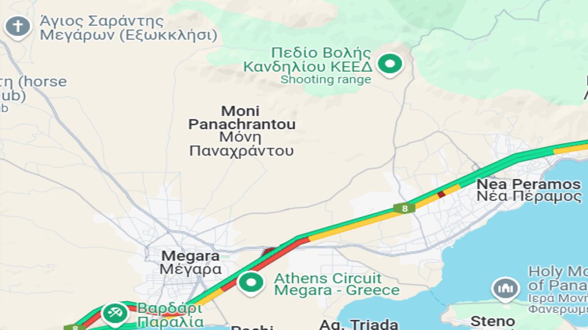 Κυκλοφοριακό χάος στην Αθηνών – Κορίνθου: Ουρές χιλιομέτρων στο ρεύμα προς Αθήνα